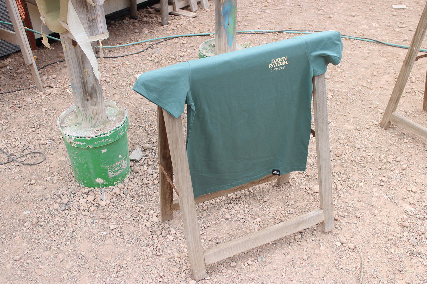 TWIN FUN Regular T-Shirt Green Wave