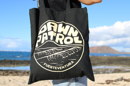 ENDLESS SLIDE Light Tote Bag Black