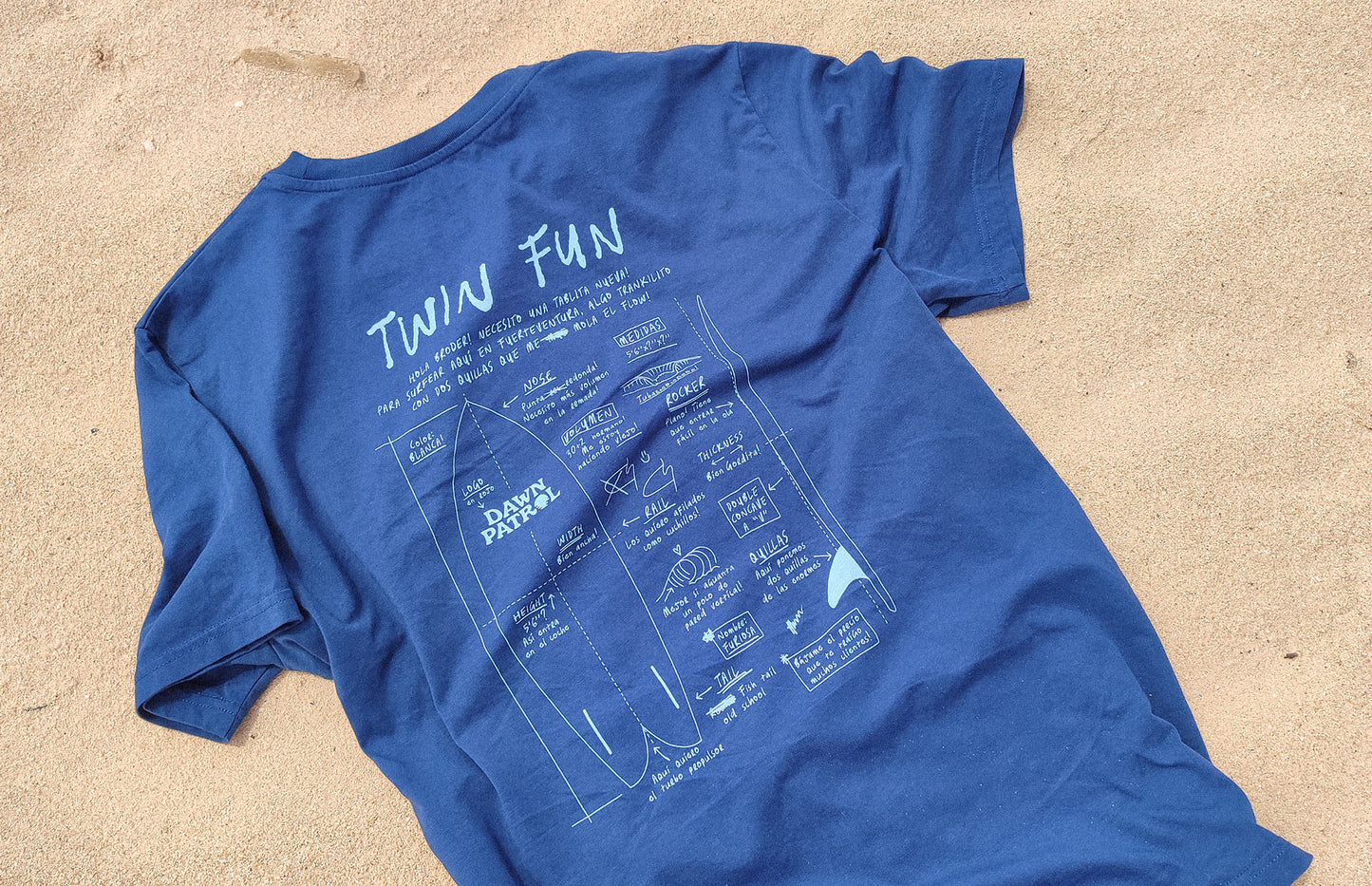 TWIN FUN Regular T-Shirt Deep Blue